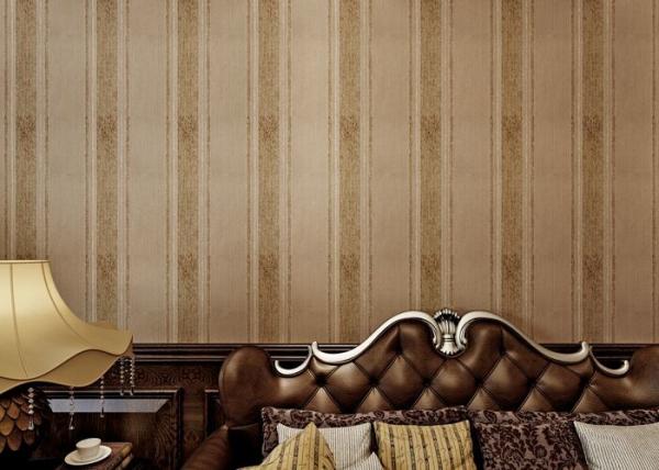 Yarn Modern Removable Wallpaper 0.53m Brown Living Room Wallpaper