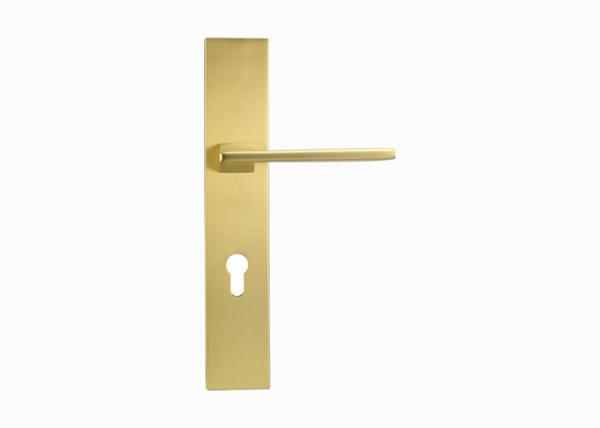 OEM Brass Lever Door Handles Light Luxury Interior Door Lock 134mm 63mm