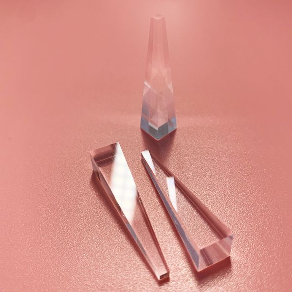 Optical Glass Guide UV LED Illumination Tapered Light Pipe Homogenizing Rods Light Guide Prism