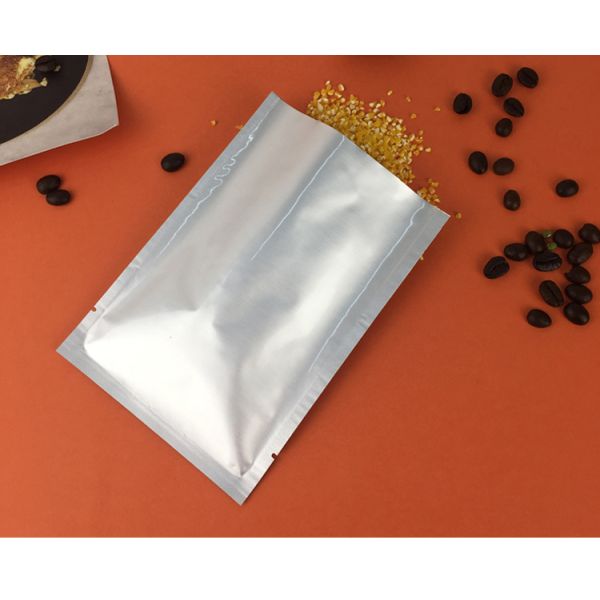 Food Grade Aluminum Foil Stand Up Pouch Three Side Heat Seal Puncture Resistance