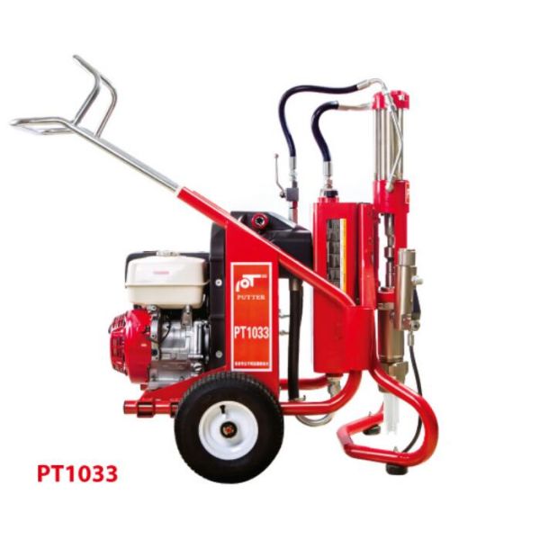 Petrol Engine 13HP Hydraulic Airless Sprayer / Protecting Wall Paint Sprayer