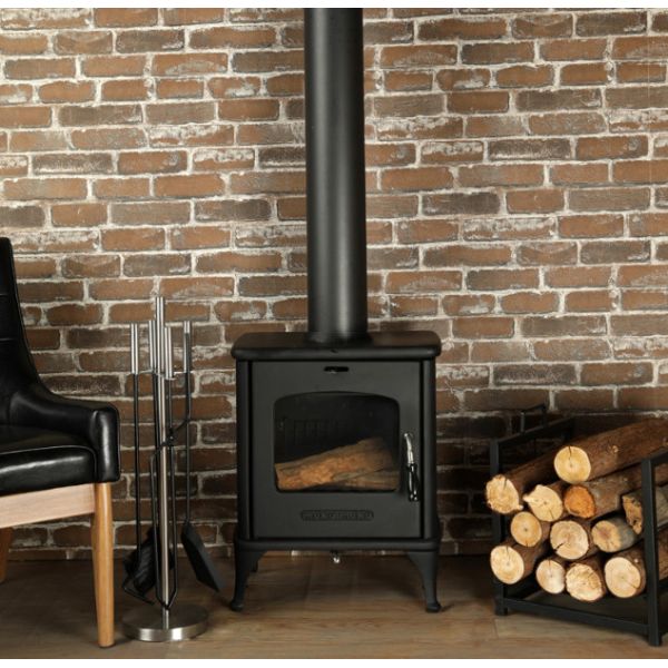 Cast Iron Fireplace, Small Real Fire, Wood Burning For Heating, American Independent Villa, Home Stay, Wood Burning