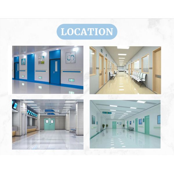 Серый цвет установленный стеной больницы качания двери Wathet малошумное ≤50dB