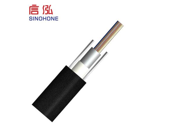Uni Tube Armored Fiber Optic Cable Non Armored Water Blocking Friendly Installation