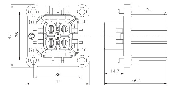 Neopower 800V High Voltage Connector | IP67 Waterproof Automotive Connector