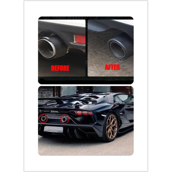 Лоснистые подсказки вытыхания волокна углерода входа выхода 54mm 89mm