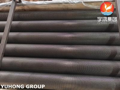 ASTM A312 TP304H Serrated Fin Tube For Steam Boilers and Economizers