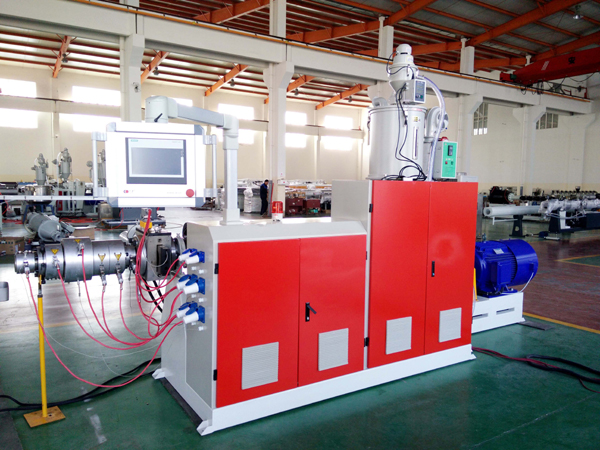 50m/min Plastic Pipe Production Line , PERT Pipe Making Machine Fully Automatic Winding Machine