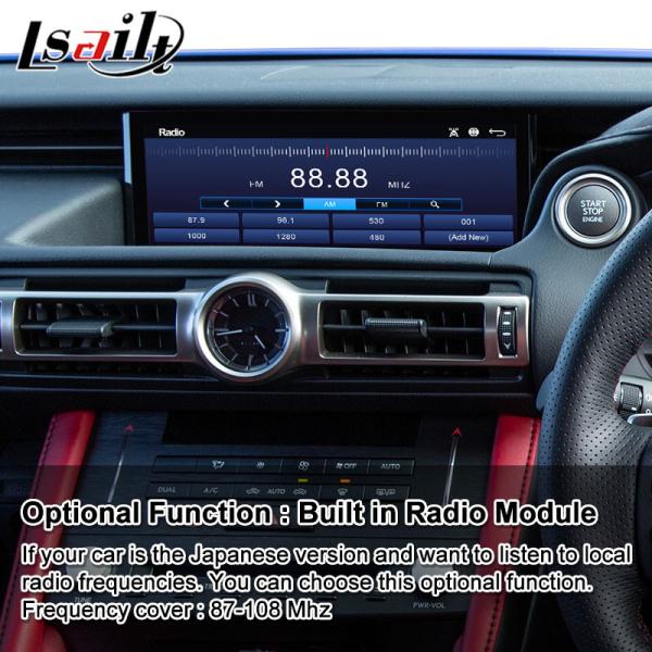 Relação video de Lsailt Android Carplay para Lexus RC 300h 350 esporte 2018-2023 de 300 F