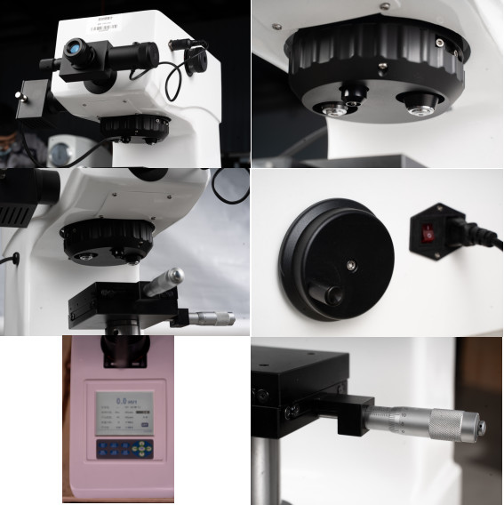 HVS-1MDT-AXY Automatic Rotating Tower Touch Screen Microscopic Vickers Hardness Tester