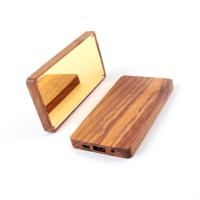 Banco de energia portátil Li Polymer 18650 Bateria em preto para Smart Phone e dispositivos USB