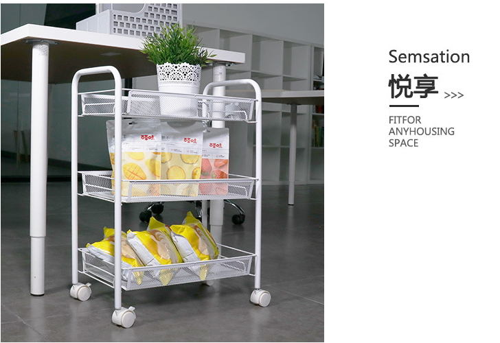 4 Storey Metal Trolley Cart