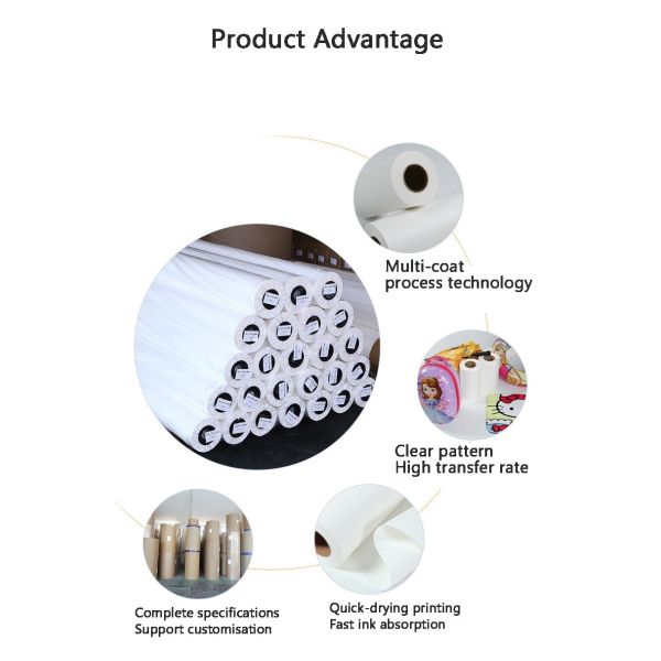 Cold/hot Peel Double Sided Matte 60cm A3 Roll Heat Transfer Pet Dtf Printer Film For Digital Inkjet T-shirt Printer