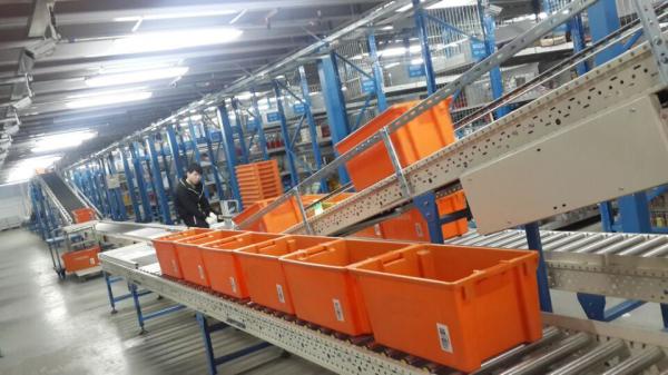 600x400x300mm Venda Entrega de alimentos Caixa de armazenamento de plástico Caixas de plástico de carga logística