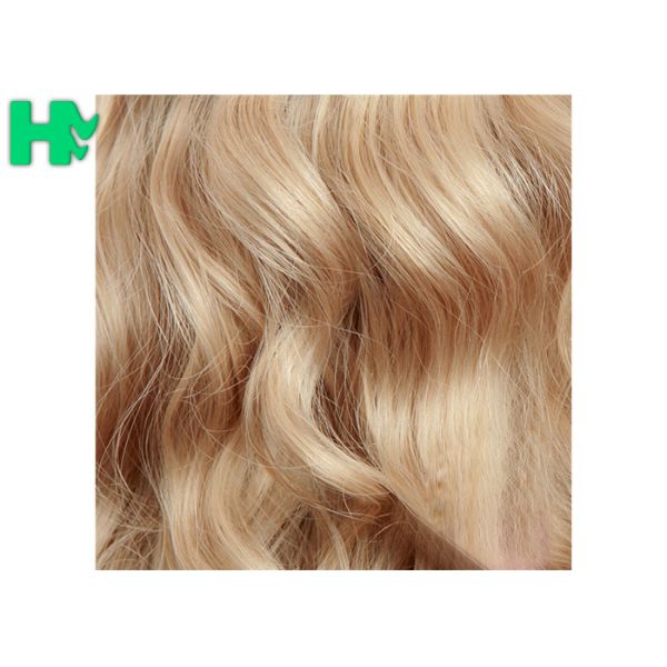 Fashion Prom Charming Curly Long Synthetic Wigs Blonde Hair Color
