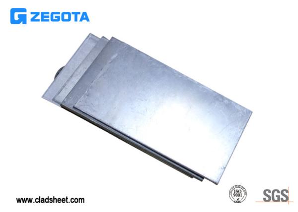 Ultra Thin Clad Steel Plate , Steel Clad Aluminum Sheet Lightweight