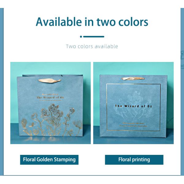 Ходя по магазинам одежда картона упаковывая бумажные мешки Kraft с ручкой ленты