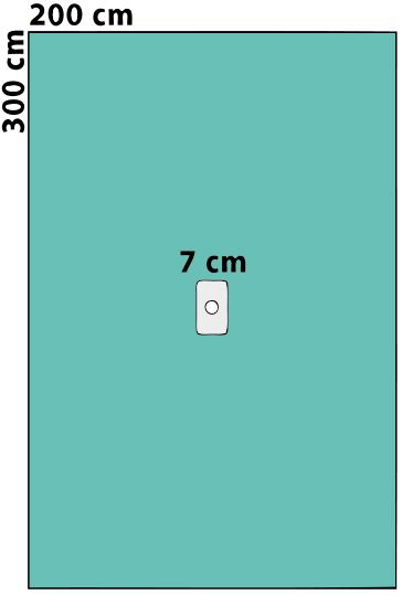 Quirúrgico disponible material de la extremidad superior de los PP SMS cubre con los tenedores del tubo