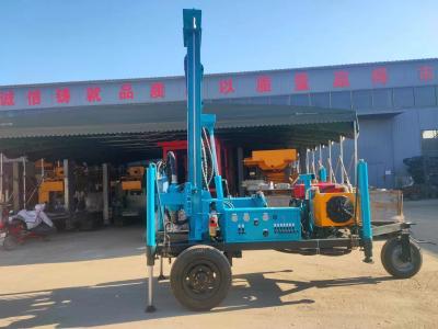 Compact High Speed Pneumatic Borewell Machine with 1 Meter High Leg Stroke