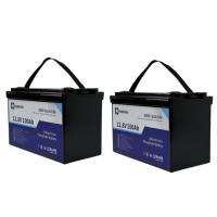12.8V Batería de iones de litio 100Ah LiFePO4, ciclo profundo para sistemas solares y RV