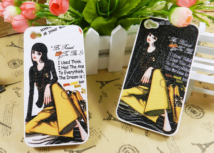 Custom Cute PC Iphone 4 Hard Shell Case With Dustproof Speciality