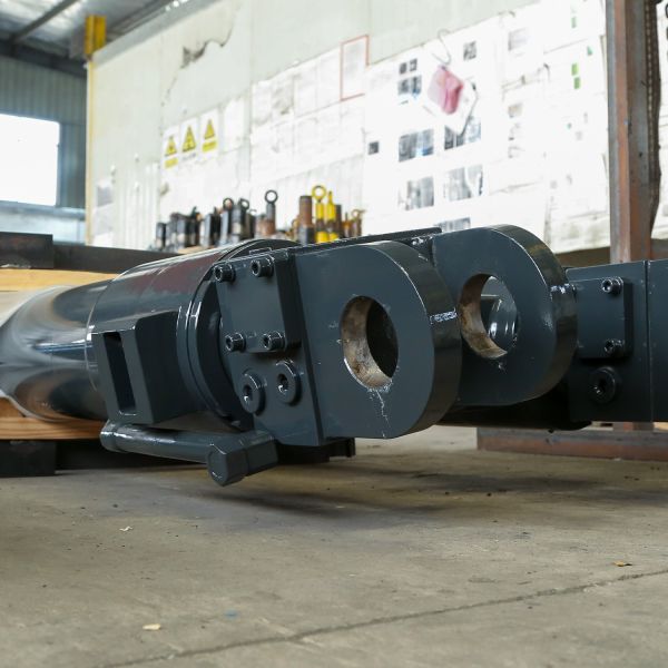 Steel Telescopic Hydraulic Long Stroke Cylinder With Hard Chrome Plated Surface