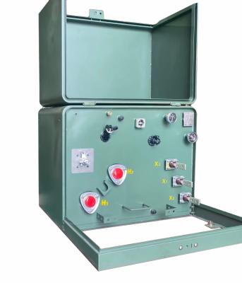 Transformador montado almofada 7200V 12470V da fase 100KVA monofásica