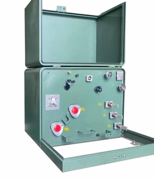 Transformador montado almofada 7200V 12470V da fase 100KVA monofásica