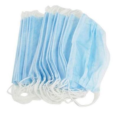 Adjustable Earloop Disposable Surgical Mask , Anti Virus 3 Ply Disposable Face Mask