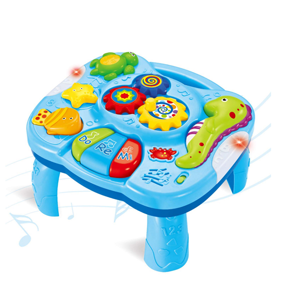 Toddler Musical Learning Table Infant Baby Toys 12 Months With Light & Sound