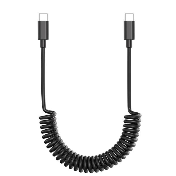Black Color 3A Multi Function Charging Cable TPU High Speed Data Transfer Cable
