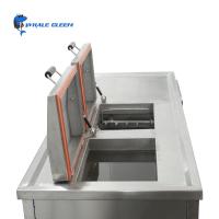 Máquina Industrial de Limpeza Ultrassônica 61L Com Dois Banhos Limpeza Aquecimento Pulverização