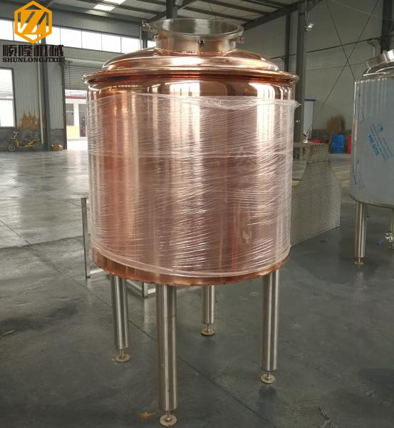 Stainless Steel Beer Brewing System 600 Liter Brewhouse Pumps With ABB Motor