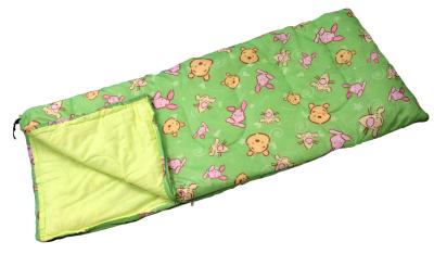 170T Polyester Taffeta Lining Soft Hollow Cotton Camping Sleeping Bag 200gsm (180+30)*75cm Spill Resistant Envelope