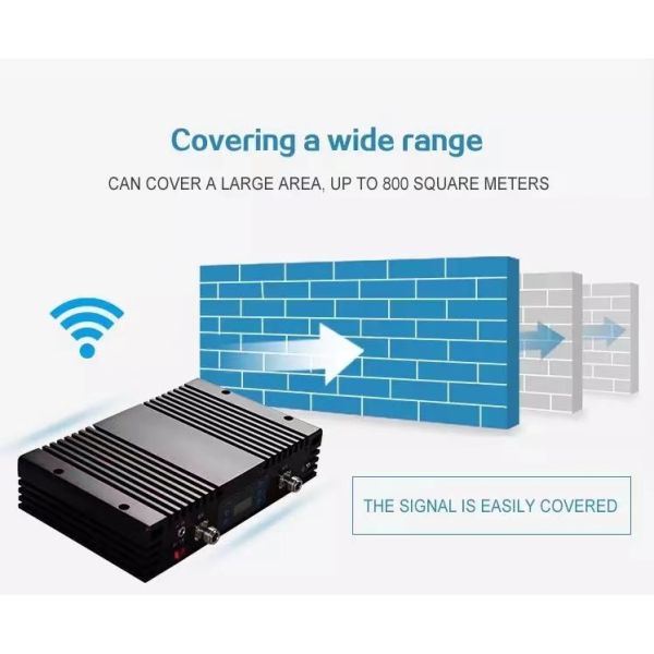 2G 3G 4G Industrial Signal Booster 900 1800 2100MHz Mobile Signal Booster