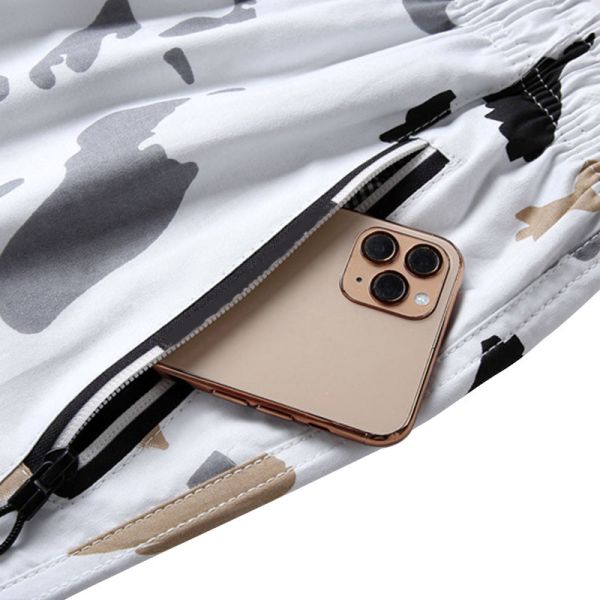 Summer new cotton casual shorts men's sports breathable beach pants