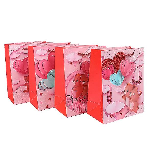 Sacos de lembranças de Natal personalizados e ecológicos com embalagens de roupas de luxo