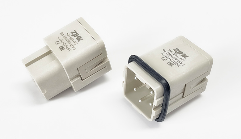 Compact 4Contacts Cage-clamp Heavy Duty Connector