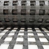 Géogrid biaxiale en polyester PET 200-200KN/M pour le renforcement des sols de fondation routière