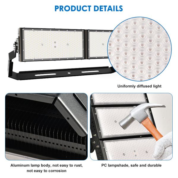 SMD3030 2000 Вт. Стендный свет для строительной площадки на заднем дворе