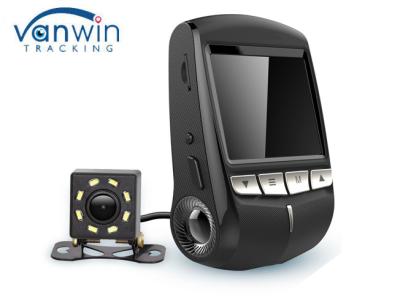 2 câmera da parte dianteira + da parte traseira do carro DVR do canal 1080P, forma redonda do registrador da câmara de vídeo do carro de WIFI