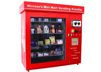 Parques comerciais que vendem o quiosque, alimento pagado antecipadamente automático dos cartões que vende a estação