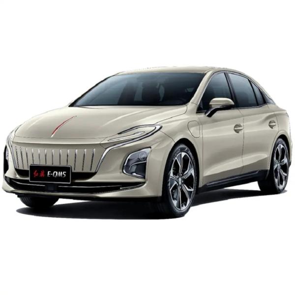 Direção esquerda Hongqi E-QM5 Carros elétricos chineses de segunda mão Carro sedã Hongqi 2023 Carros usados