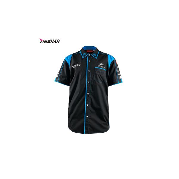 Дихательные черные графические гоночные автомобили Винтажные спортивные униформы Простые гольф мужские футболки