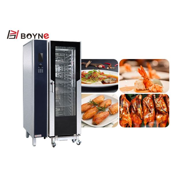 20 cocina profesional Oven Restaurant Electric Combi Oven del horno 304 de Combi de las bandejas