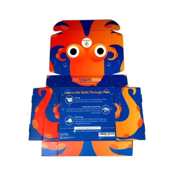 OEM Corrugated Cardboard Logo Custom Subscription Box Packaging For Toys