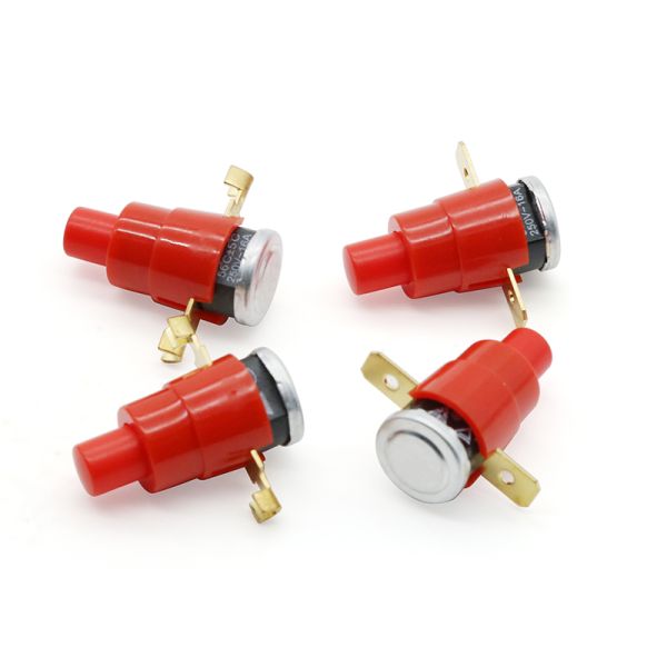 Temperature Control Switch Overheat Protection Switch Overload Protector Thermostat for Wire Cable Reel Socket
