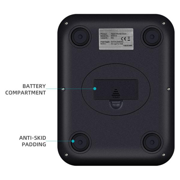 LCD Display 5kg/1g Capacity Digital Electronic Kitchen Scale for Hassle-Free Electric Food Weight Measurement