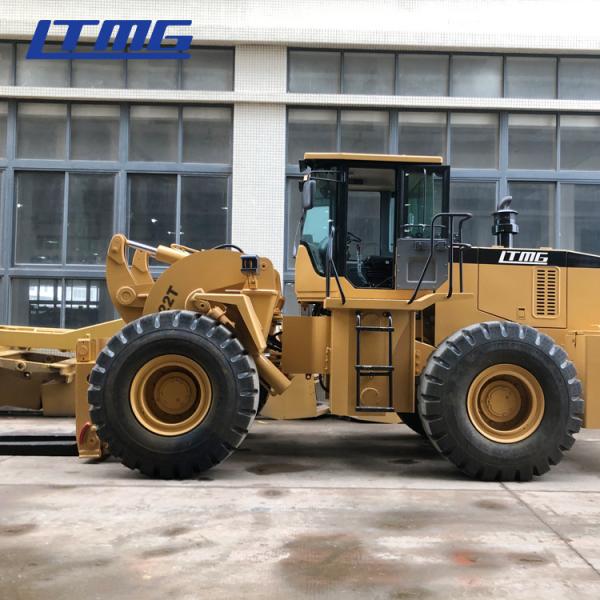 23 Ton Front Loader Forklift For Handling Marble Granito 1500*250*120mm Fork