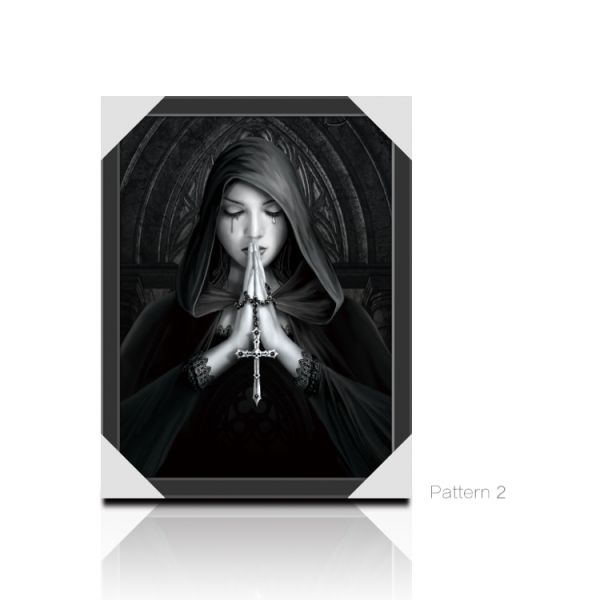 Film Lamination Lenticular Flip , 3D Triple Transition Lenticular Poster 12x17 Inches